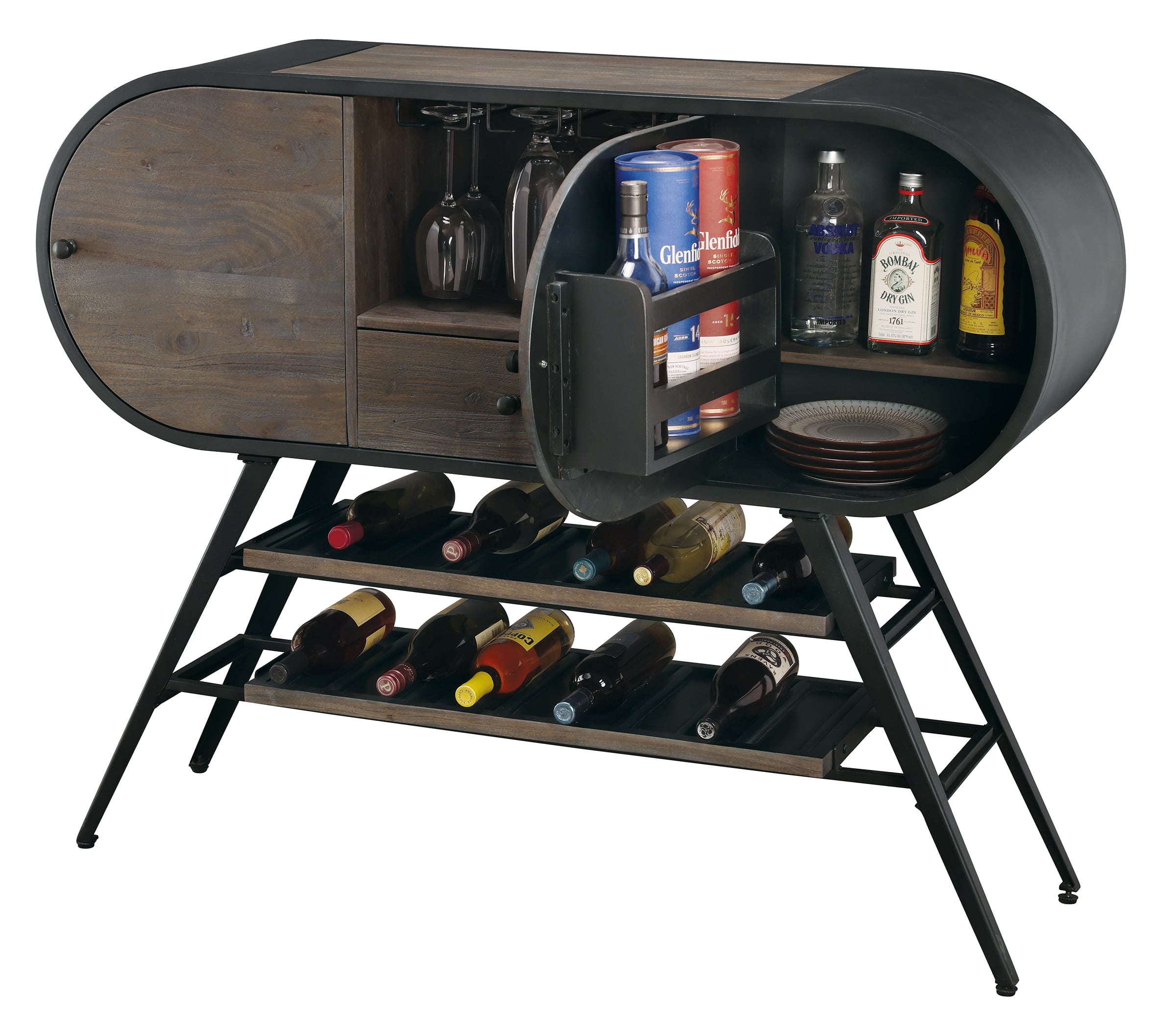 Octavia Wine &amp; Bar Cabinet