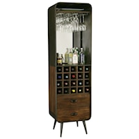 Rustic Aged Century Wine & Bar Cabinet