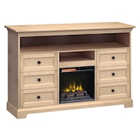 63"Wide/41"Extra Tall Fireplace TV Console