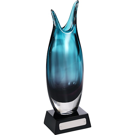 Casual Dream Vase with Glossy Black Base