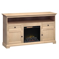 72"Wide/41"Extra Tall Fireplace TV Console