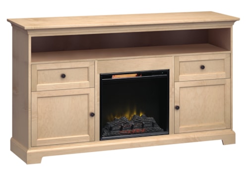 72"Wide/41"Extra Tall Fireplace TV Console