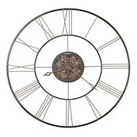 Industrial Oversized Wall Clock
