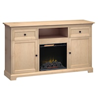 72"Wide/41"Extra Tall Fireplace TV Console