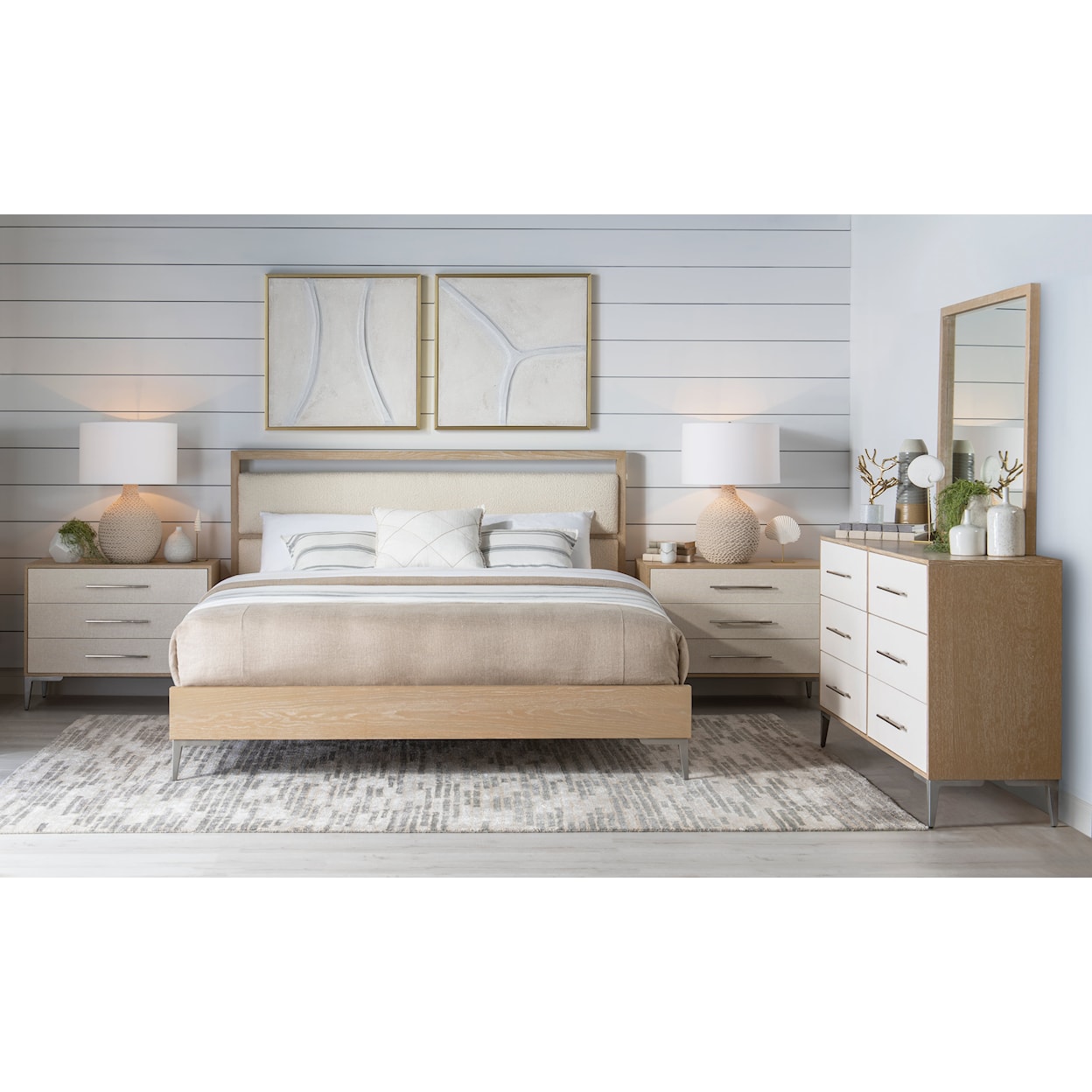 Legacy Classic Biscayne Upholstered Queen Panel Bed