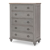 Farmhouse 5-Drawer Bedroom Chest