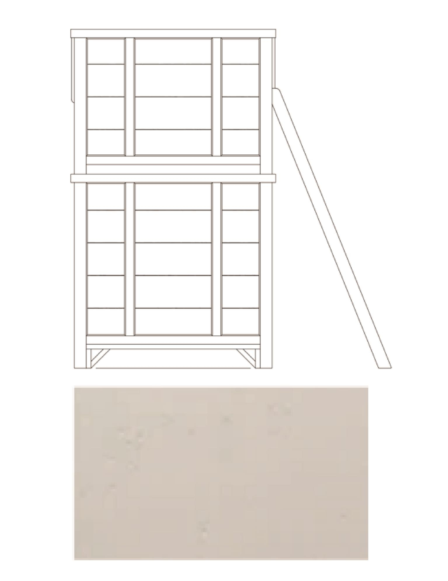 Full Size 4/6 Bottom Bunk Extension