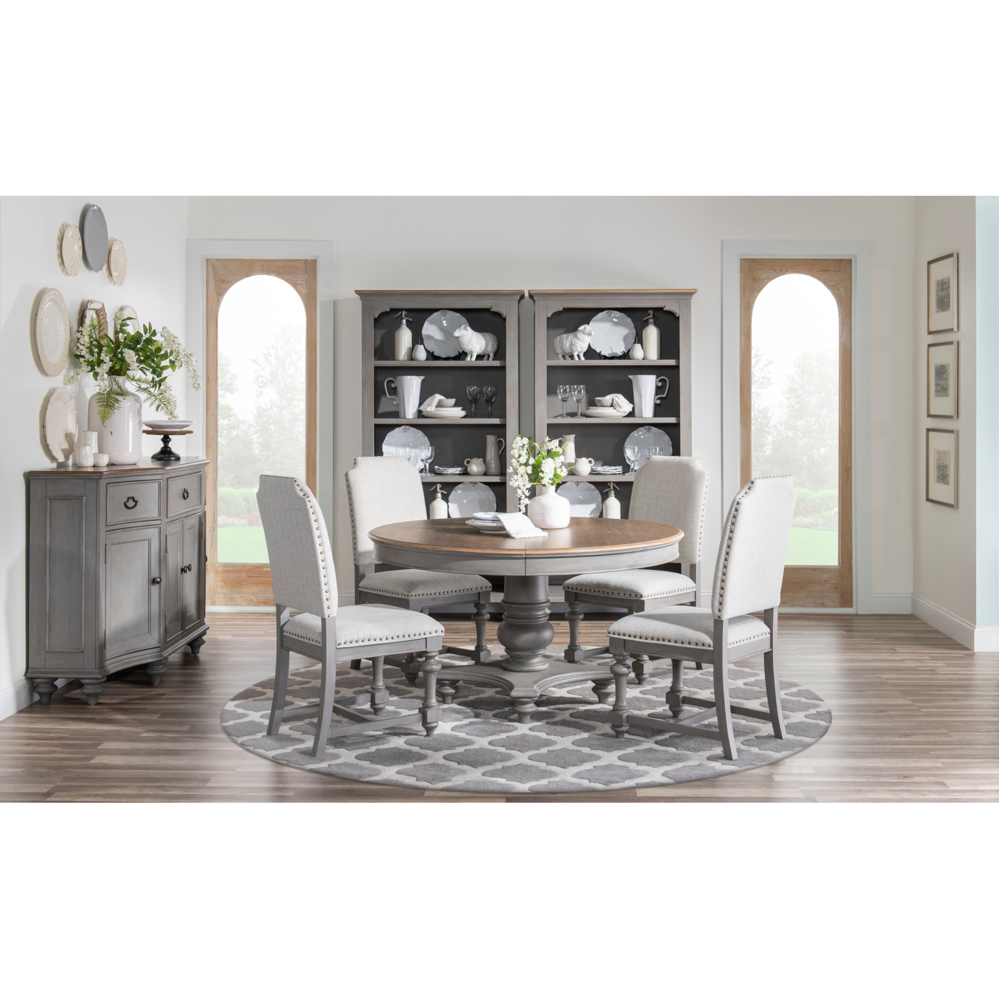 Legacy Classic Kingston 2311517 Farmhouse Bookcase with Adjustable Shelves Belfort Furniture