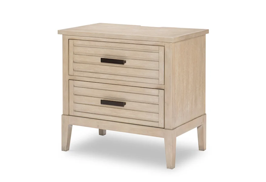 Edgewater Edgewater Two Drawer Night Stand Wood Finish by Legacy Classic at Stoney Creek Furniture 