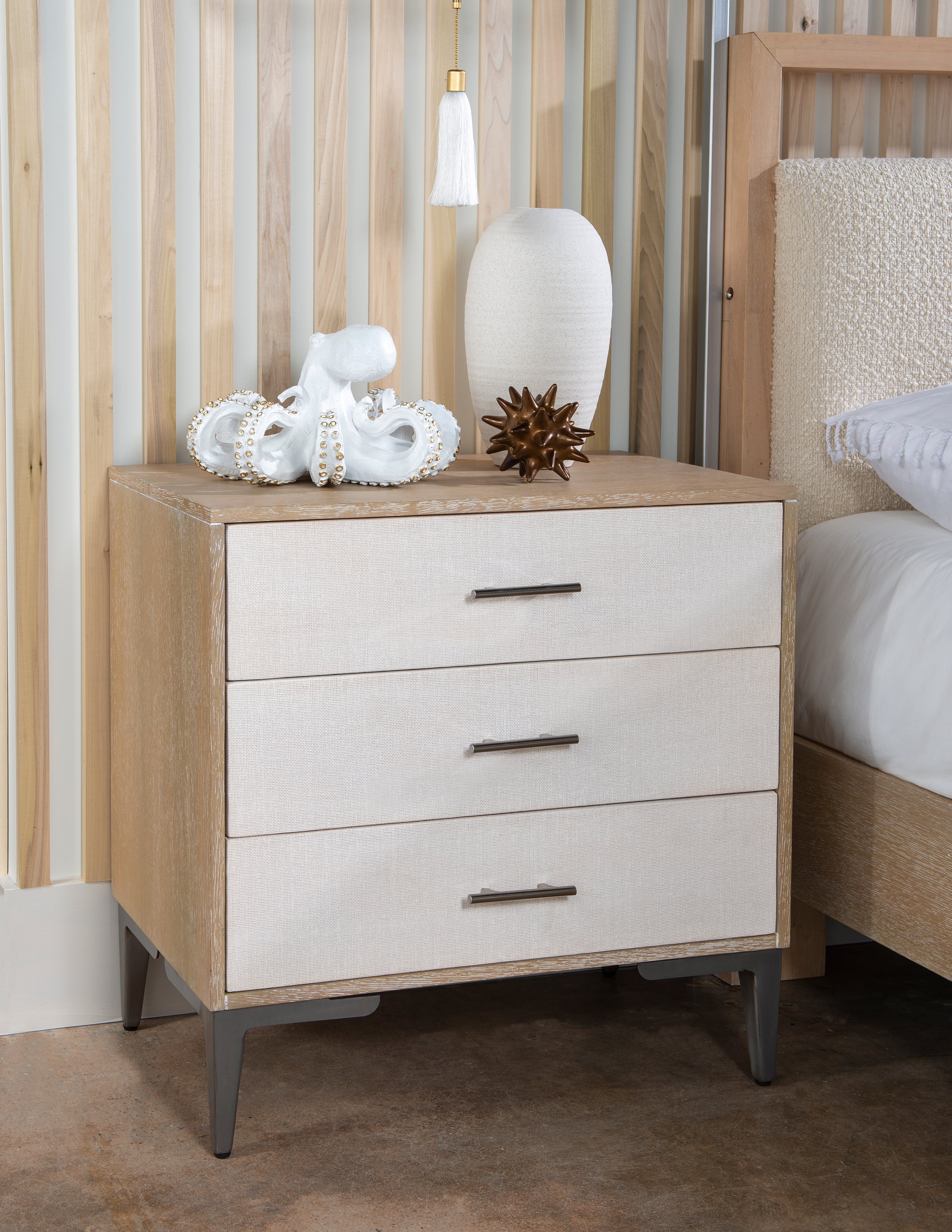 Three-Drawer Nightstand