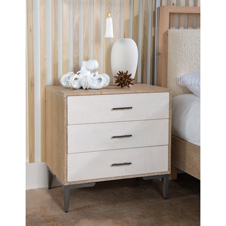 Three-Drawer Nightstand