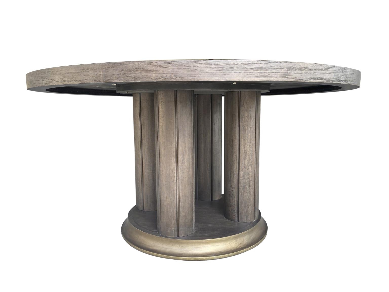60" Round Pedestal Dining Table
