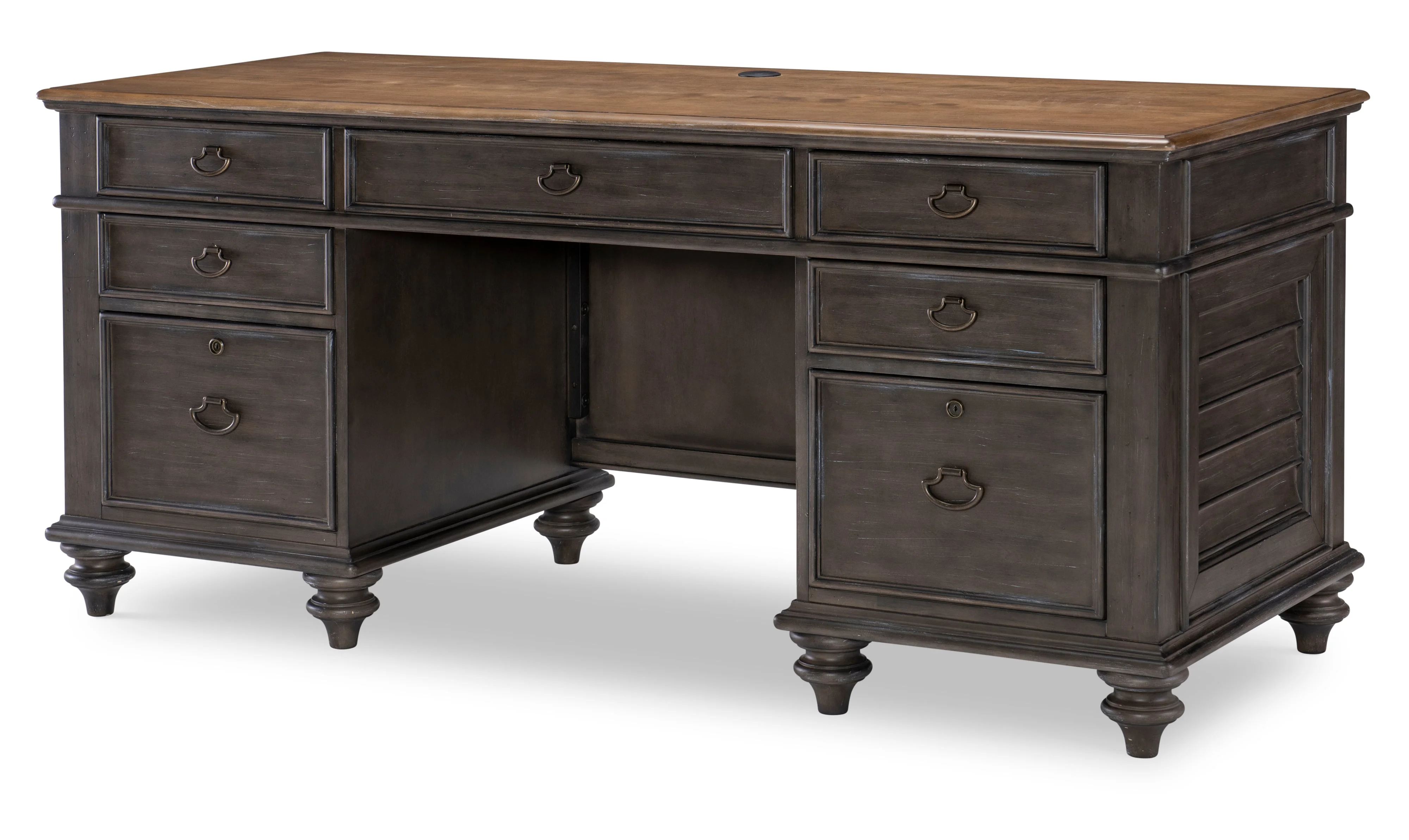 Legacy Classic Kingston 2312511 Farmhouse Executive Desk with 2USB