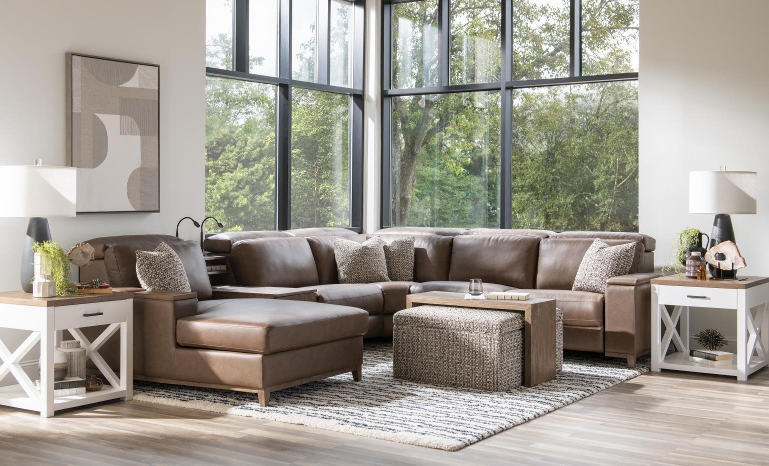 Wood Console W/ Bookshelf 17"