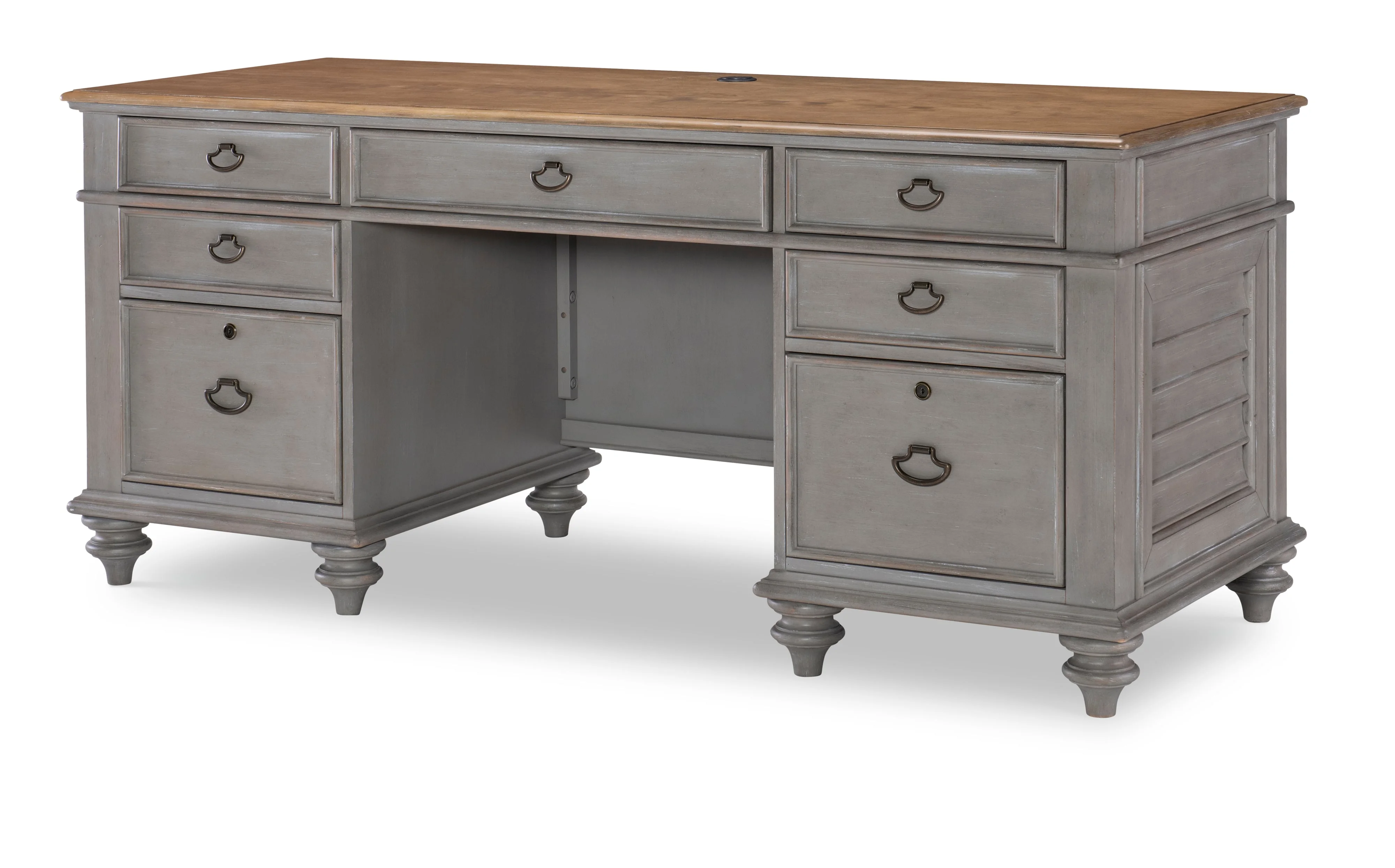 Legacy Classic Kingston 2311511 Farmhouse Executive Desk with 2USB