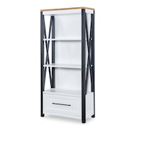 Modern Farmhouse Etagere with Open Shelves