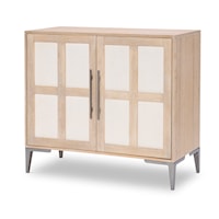 Coastal-Style Bachelor Door Chest with Adjustable Shelving and USB Ports