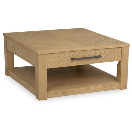 Lift-Top Cocktail Table w/Casters