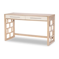 Coastal-Style Two-Drawer Sofa Table