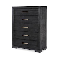 Contemporary 5-Drawer Bedroom Chest