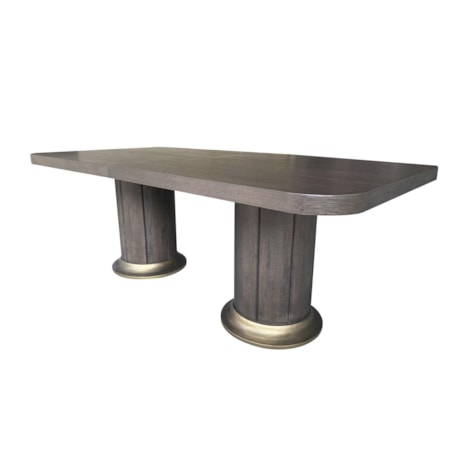 84" Double-Pedestal Extension Dining Table
