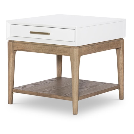 Single Drawer End Table