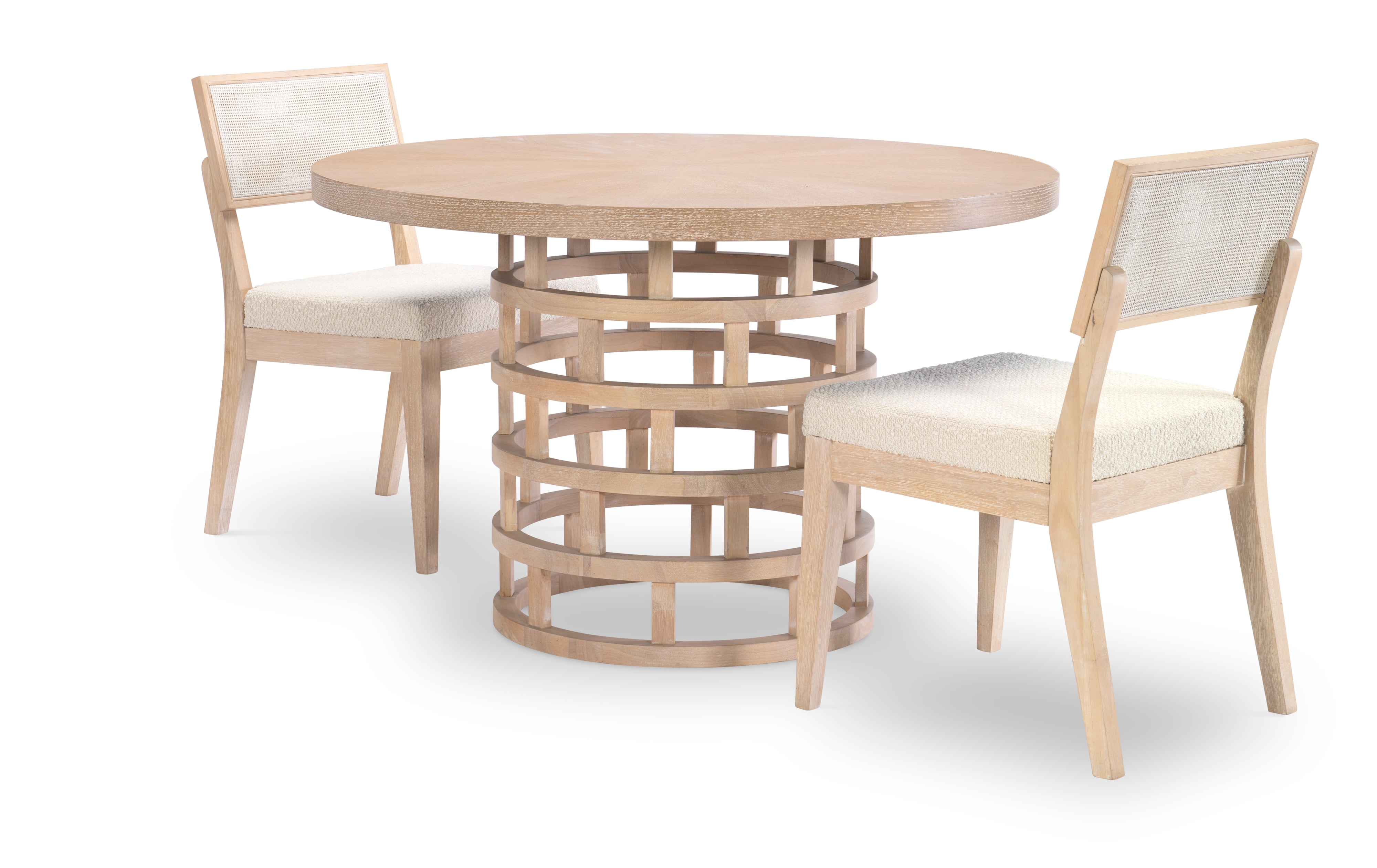 Woven Back Side Chair