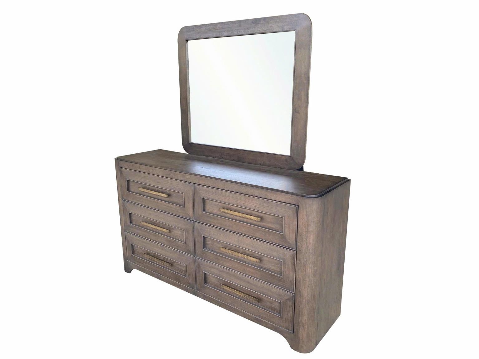 6-Drawer Dresser &amp; Mirror Set