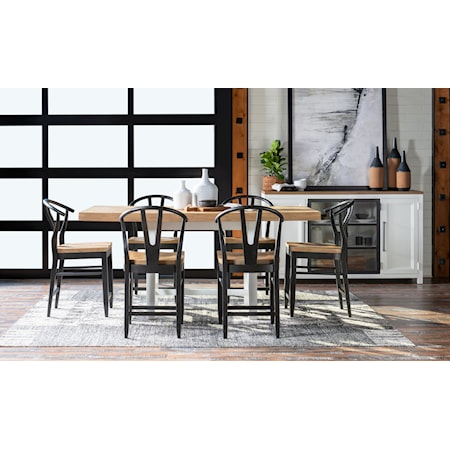 8-Piece Counter-Height Dining Set