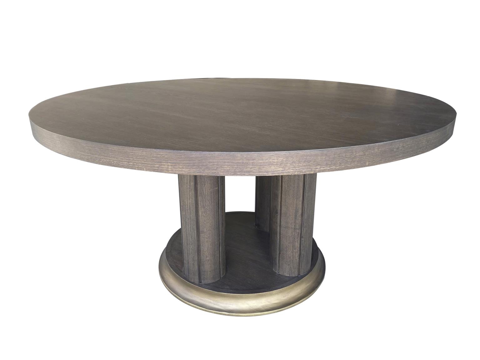60" Round Pedestal Dining Table