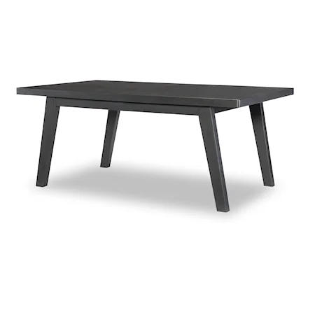 Concord Leg Dining Table in Charred Oak Finish