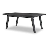 Concord Leg Dining Table in Charred Oak Finish