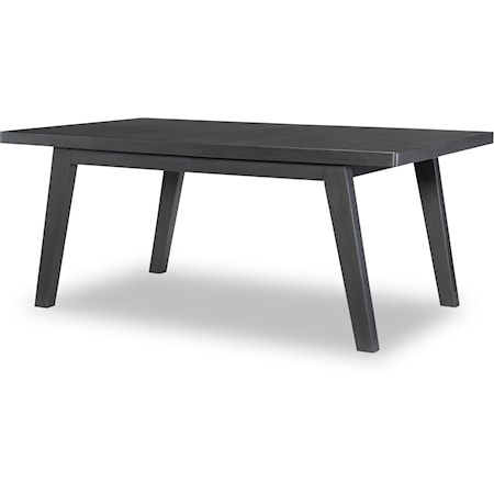 Concord Leg Dining Table in Charred Oak Finish