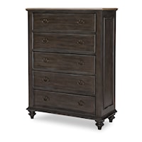 Farmhouse 5-Drawer Bedroom Chest