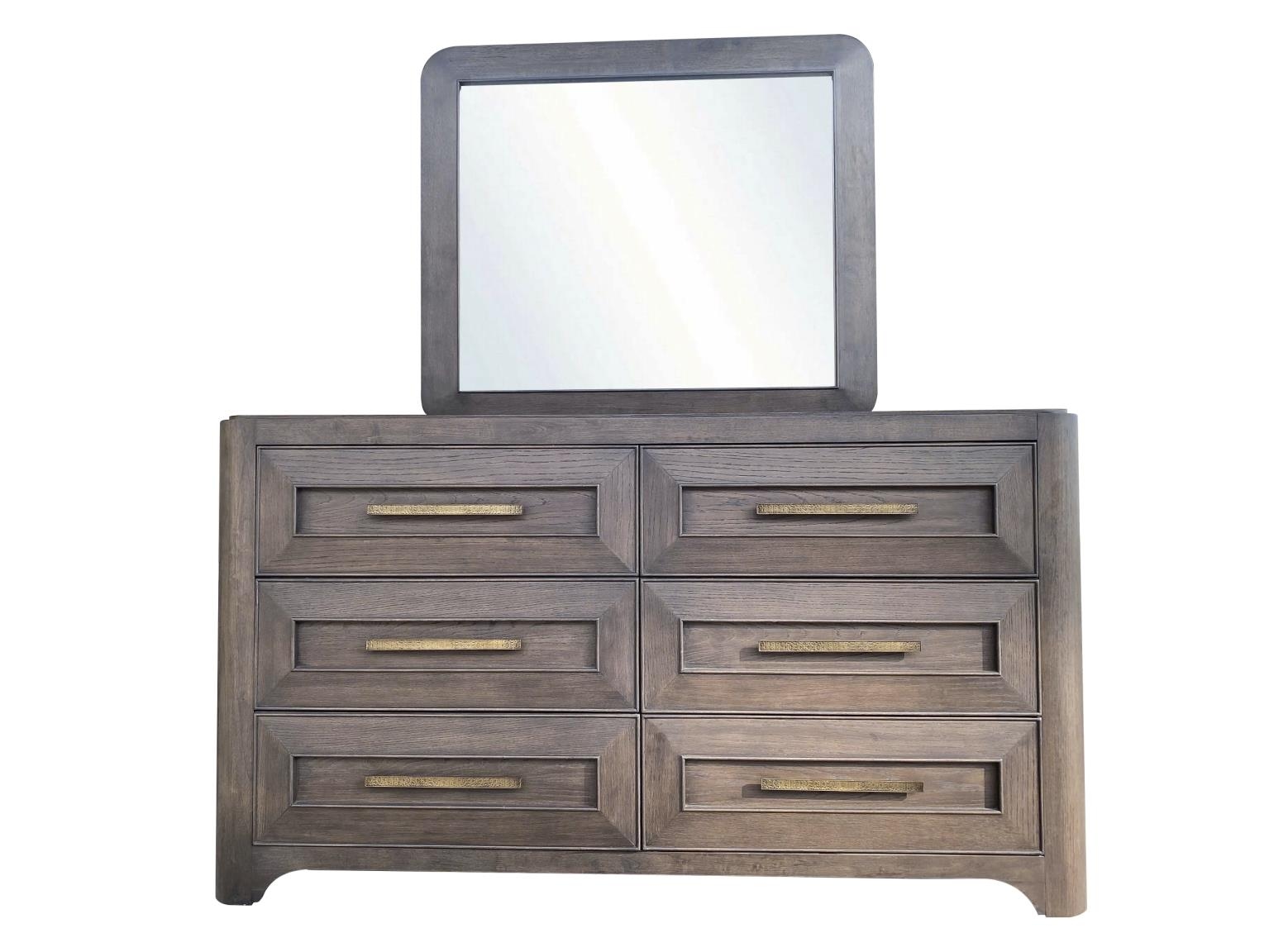 6-Drawer Dresser &amp; Mirror Set
