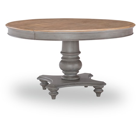 Farmhouse Round Pedestal Table