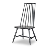 Concord Windsor Back Side Chair in Charred Oak Finish