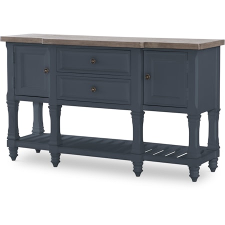 Essex Credenza Two Tone