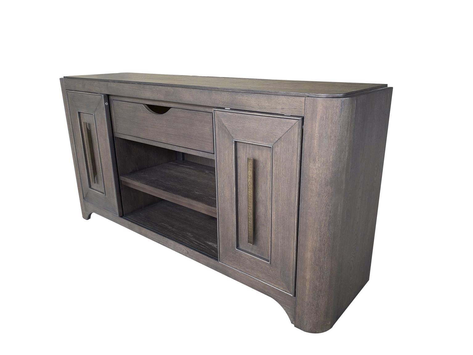 60" Media Console w/Sliding Doors