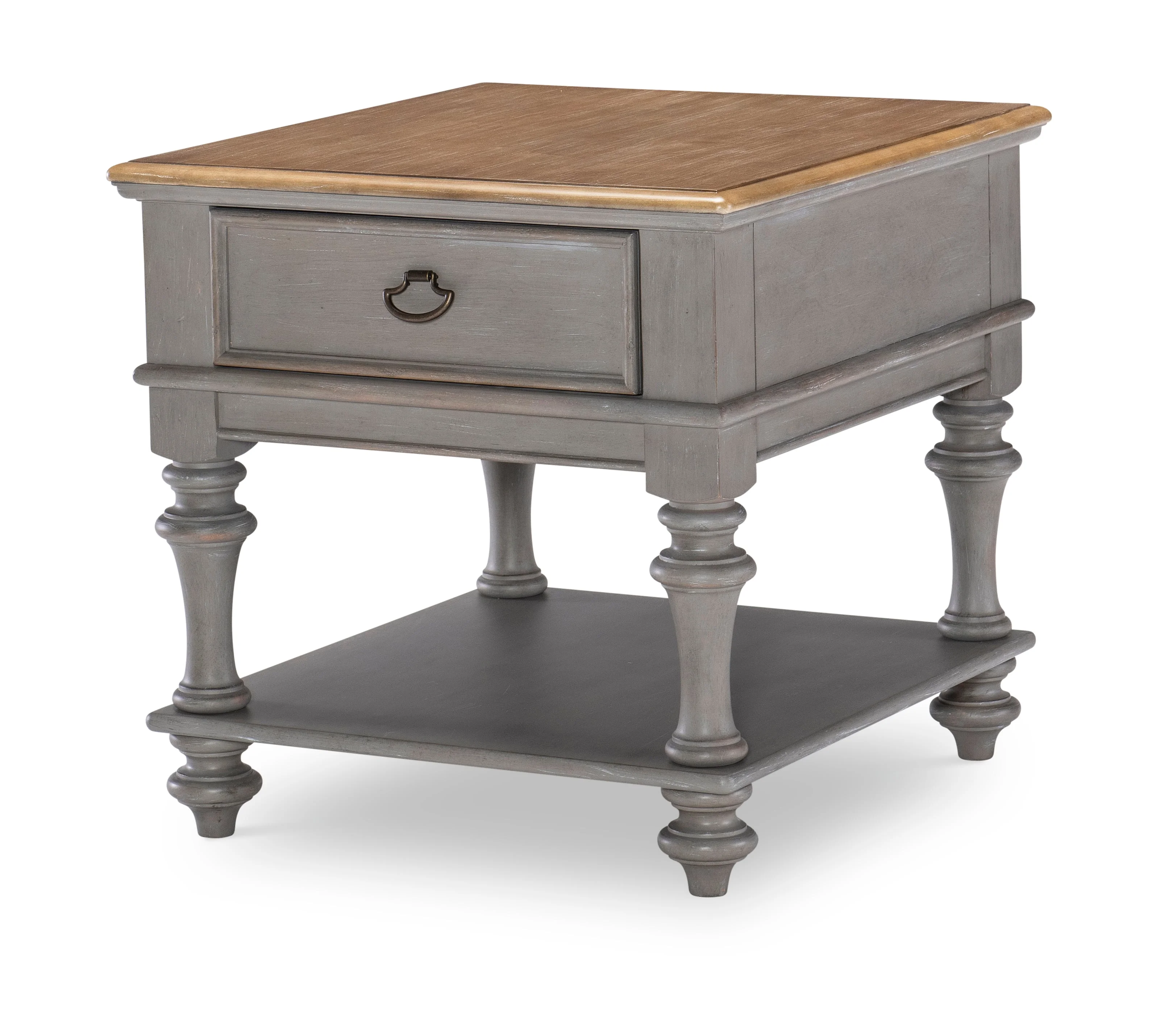 Legacy Classic Kingston 631640605 Farmhouse Square End Table with One