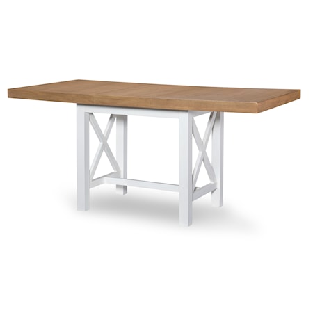 Counter-Height Trestle Dining Table