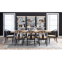 Modern Farmhouse 9-Piece Dining Set