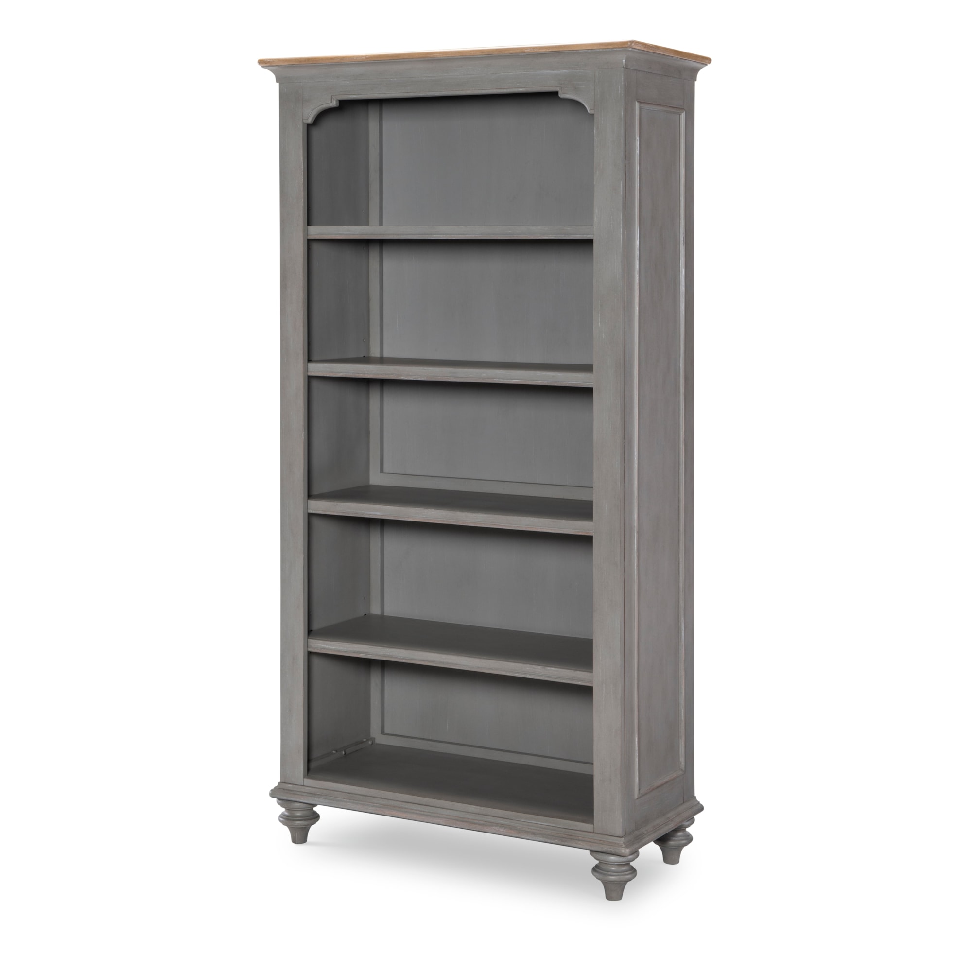 Legacy Classic Kingston 2311517 Farmhouse Bookcase with Adjustable Shelves Belfort Furniture