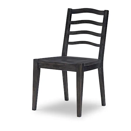 Transitional Ladder Back Dining Chair