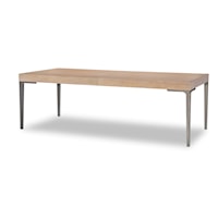 Contemporary Dining Table with 20"Leaf