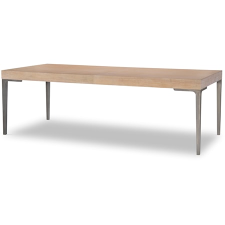 Contemporary Dining Table with 20"Leaf