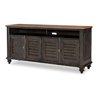 Farmhouse 72" Entertainments Console with 4-Doors