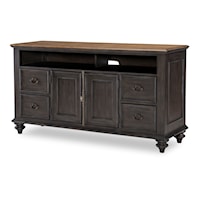 Farmhouse 62" Entertainment Console with 2-Doors