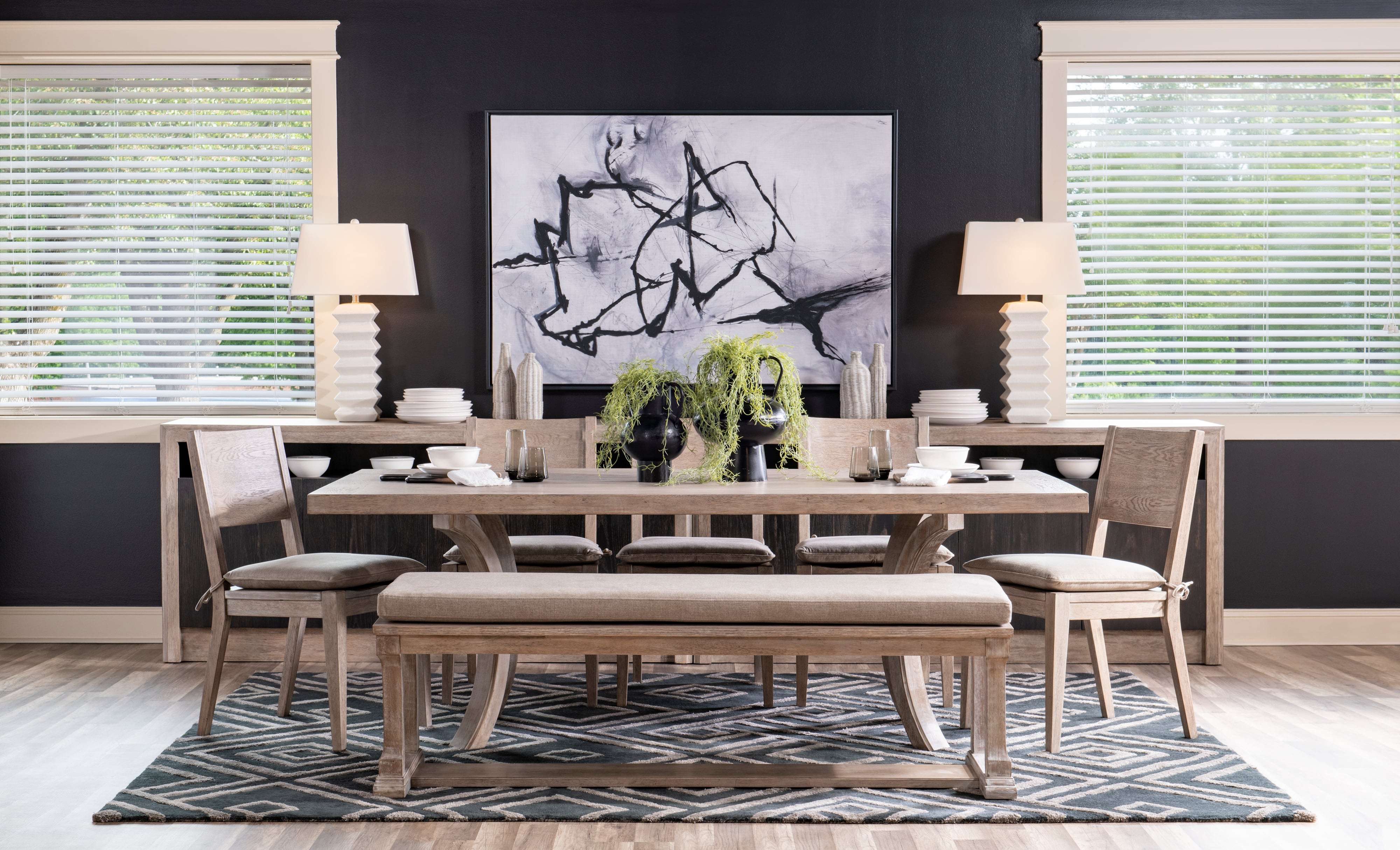 Legacy Classic Halifax 2400622 Transitional Trestle Dining Table