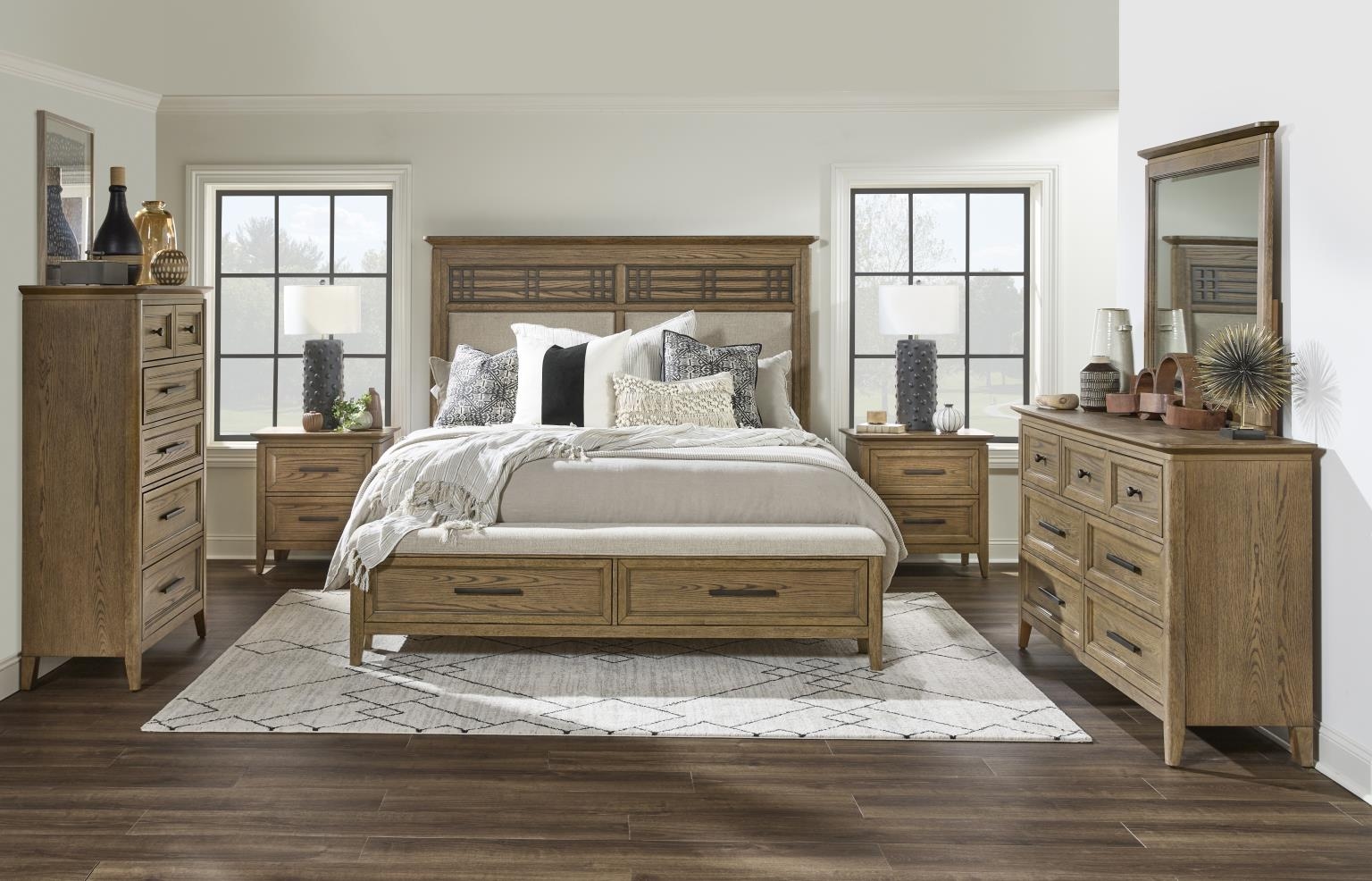 King Panel Bed